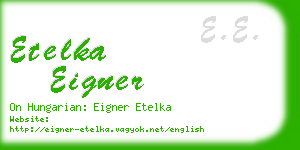 etelka eigner business card